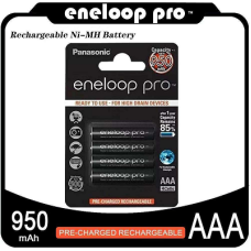 ถ่านชาร์จ Panasonic eneloop Pro AAA 950 mAh (แพ็ค4ก้อน)